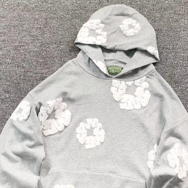 DNMT™ | Cotton Hoodie with Wreath Print