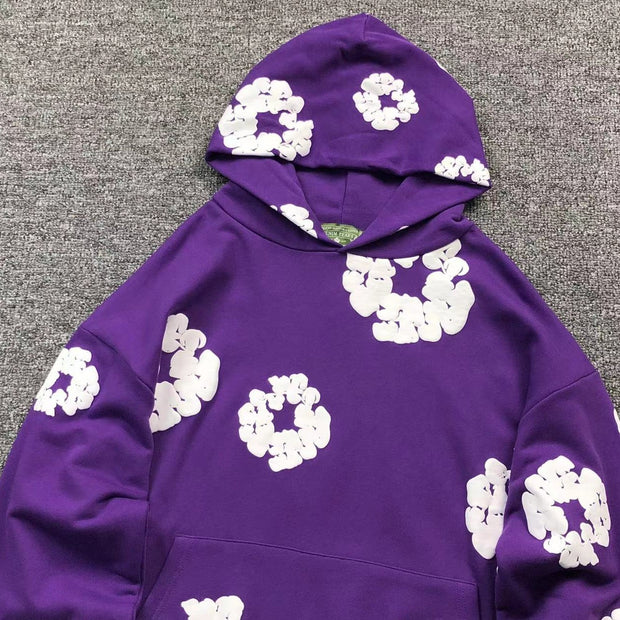 DNMT™ | Cotton Hoodie with Wreath Print