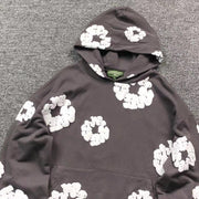 DNMT™ | Cotton Hoodie with Wreath Print