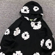 DNMT™ | Cotton Hoodie with Wreath Print