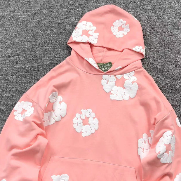 DNMT™ | Cotton Hoodie with Wreath Print