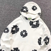 DNMT™ | Cotton Hoodie with Wreath Print