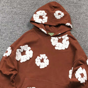 DNMT™ | Cotton Hoodie with Wreath Print