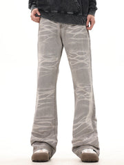 TIGER BAGGY FLARED DENIM